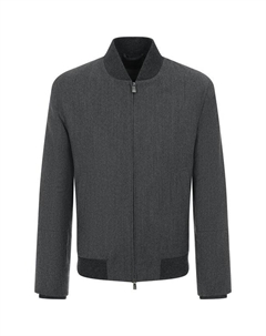 Бомбер из шерсти и хлопка Corneliani