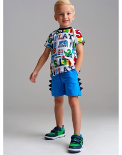 Комплект трикотажный для мальчиков: фуфайка (футболка), шорты Playtoday kids