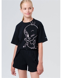 Пижама трикотажная для девочек Playtoday tween