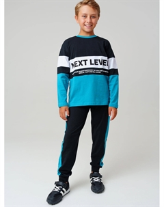 Комплект трикотажный для мальчиков: фуфайка (футболка с длинными рукавами), брюки Playtoday tween