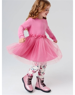 Комплект трикотажный для девочек: платье, брюки (легинсы) Playtoday kids