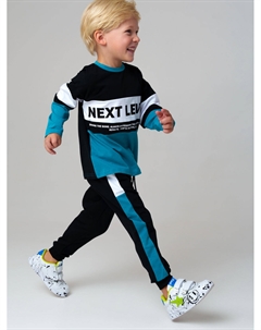 Комплект трикотажный для мальчиков: фуфайка (футболка с длинными рукавами), брюки Playtoday kids