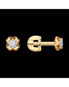 Серьги из золота с бриллиантами Sokolov