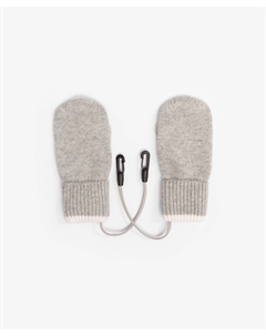 Варежки вязаные детские серый меланж Gulliver Gulliver baby