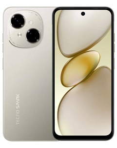 Смартфон TECNO SPARK Go 1 3/64GB KL4 64+3 TITANIUM GOLD золотой моноблок 3G 4G 2Sim 6.67" 720x1600 Android 14 Go 13Mpix 802.11 a/b/g/n/ac GPS GSM900/1 Tecno