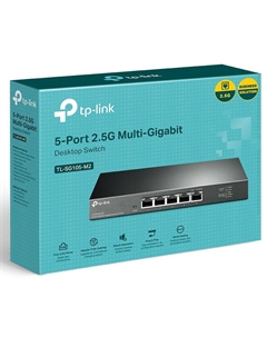 Коммутатор неуправляемый TL-SG105-M2 5*100/1G/2.5G RJ-45 ports, fan Tp-link