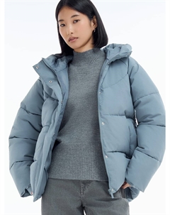 Зимняя куртка зефирка с капюшоном Твое