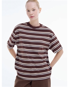 Футболка в полоску свободного кроя Твое