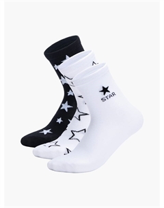 Носки - 3 пары со звездами Твое