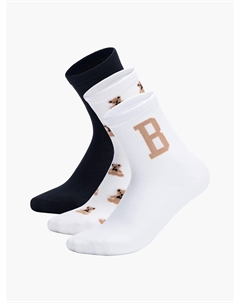 Носки - 3 пары с принтом плюшевых мишек Твое