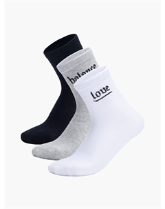 Носки - 3 пары с надписью Твое