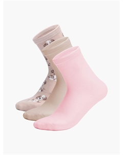 Носки - 3 пары с принтом собак Твое