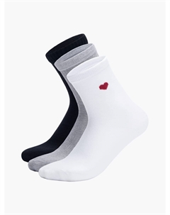 Носки - 3 пары с сердечками Твое