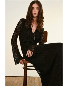 Платье макси облегающее ажурное Befree