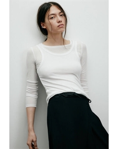 Лонгслив с имитацией майки Befree