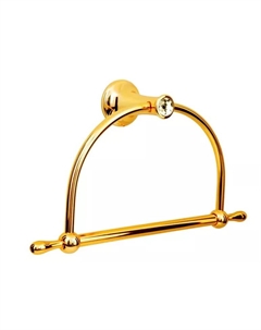 Полотенцедержатель Chiaro 29 золото с кристаллами Swarovski Boheme