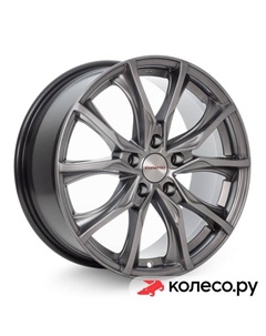 Литой диск Твист (КС697) 7.5x17/5*100 D67.1 ET42 Дарк платинум Кик