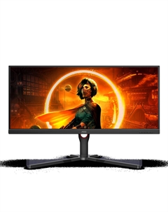 Монитор 34" Gaming U34G3XM VA, 3440x1440 (21:9), 300кд/м2, 144Hz, 1мс, 178°/178°, FreeSync Premium, HDMI, DisplayPort, черный (U34G3XM) Aoc
