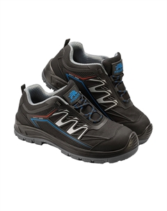 Полуботинки рабочие текстильные со светоотражающими элементами с защитным подноском размер 40 черные Sport (753ТКВ) Prosafe