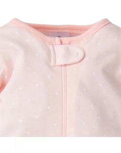 Комплект из 4 пижам для девочек, леопард, размер Newborn, розовый Gerber