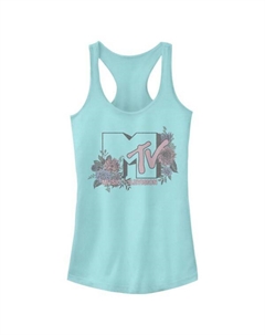 Детский майка-борцовка с цветочным принтом MTV, цвет cancun Licensed character