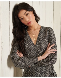 Платье Bohemian, черный Superdry