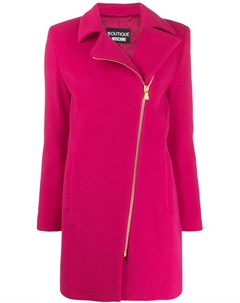 Boutique moschino пальто на молнии с длинными рукавами 42 розовый Boutique moschino