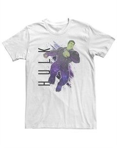 Футболка с принтом «Большая и высокая галактика» из комиксов Marvel «Мстители: Финал» с Халком, белый Licensed character