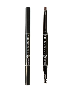 Водостойкий автоматический карандаш для бровей со щеточкой для придания формы Brow Pencil and Brow Brush Shinewell