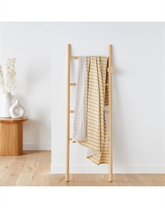 Плед из газовой хлопчатобумажной ткани с узором виши Capucine разноцветный Laredoute