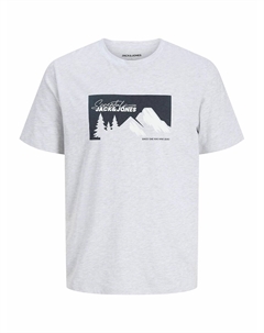 Футболка с короткими рукавами Sun серый Jack & jones