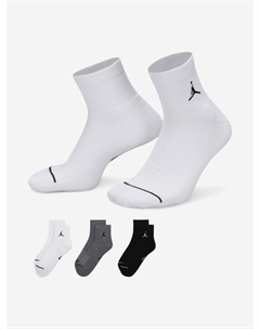 Носки высокие унисекс U J EVERYDAY CUSH POLY ANKLE 3PR - 144 (Jordan), Черный Nike