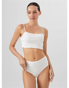 Трусы макси женские белые в горошек Mark formelle