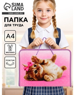 Папка для труда, а4, пластиковая, 32.5×23×2.5 см Calligrata