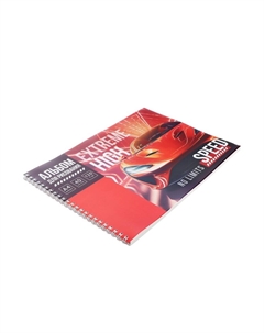 Альбом для рисования . extreme high а4, 40 листов, на гребне, обложка из мелованной бумаги и пластика Calligrata