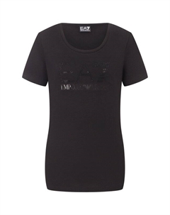 Хлопковая футболка Ea7