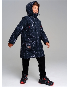 Пальто текстильное с полиуретановым покрытием для мальчиков Playtoday tween