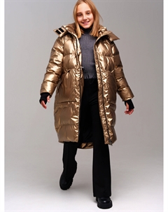 Пальто текстильное с полиуретановым покрытием для девочек Playtoday tween