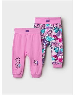 Ползунки детские трикотажные для девочек, 2 шт в комплекте Playtoday newborn