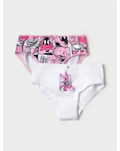 Трусы трикотажные для девочек, 2 шт в комплекте Playtoday kids