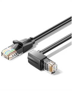 Патч-корд UTP 3м Vention (IBVBI) категория 6 черный угловой вверх