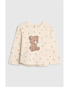 Лонгслив хлопковый с принтом Mayoral