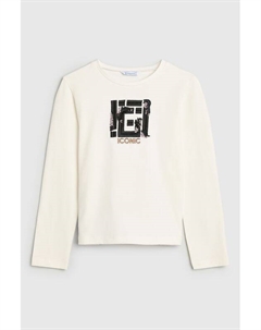 Лонгслив хлопковый с принтом Mayoral