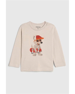 Лонгслив хлопковый с принтом Mayoral