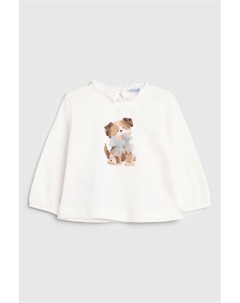 Лонгслив хлопковый с принтом Mayoral