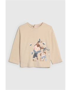 Лонгслив хлопковый с принтом Mayoral