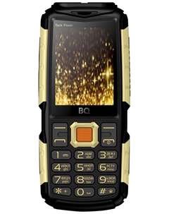Мобильный телефон BQ 2430 Tank Power Чёрный Золотой Bq