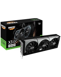 Видеокарта INNO3D GeForce RTX 5080 X3 OC 16Gb (N50803-16D7X-17603930) Inno3d