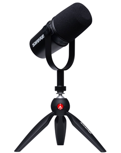 Цифровые микрофоны для портативных устройств Shure MOTIV MV7 -K-BNDL Shure wired