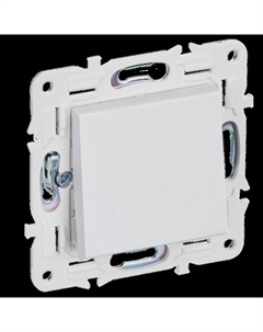 Выключатель перекрестный IEK SKANDY SK-V03W, 1кл., скрытый монтаж, механизм с накладкой без рамки, арктический белый (SK-V13-0-10-K01) Iek